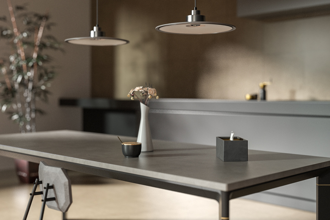 ສີມັງ-chandelier-table-and-chair-decorate-the-kitchen