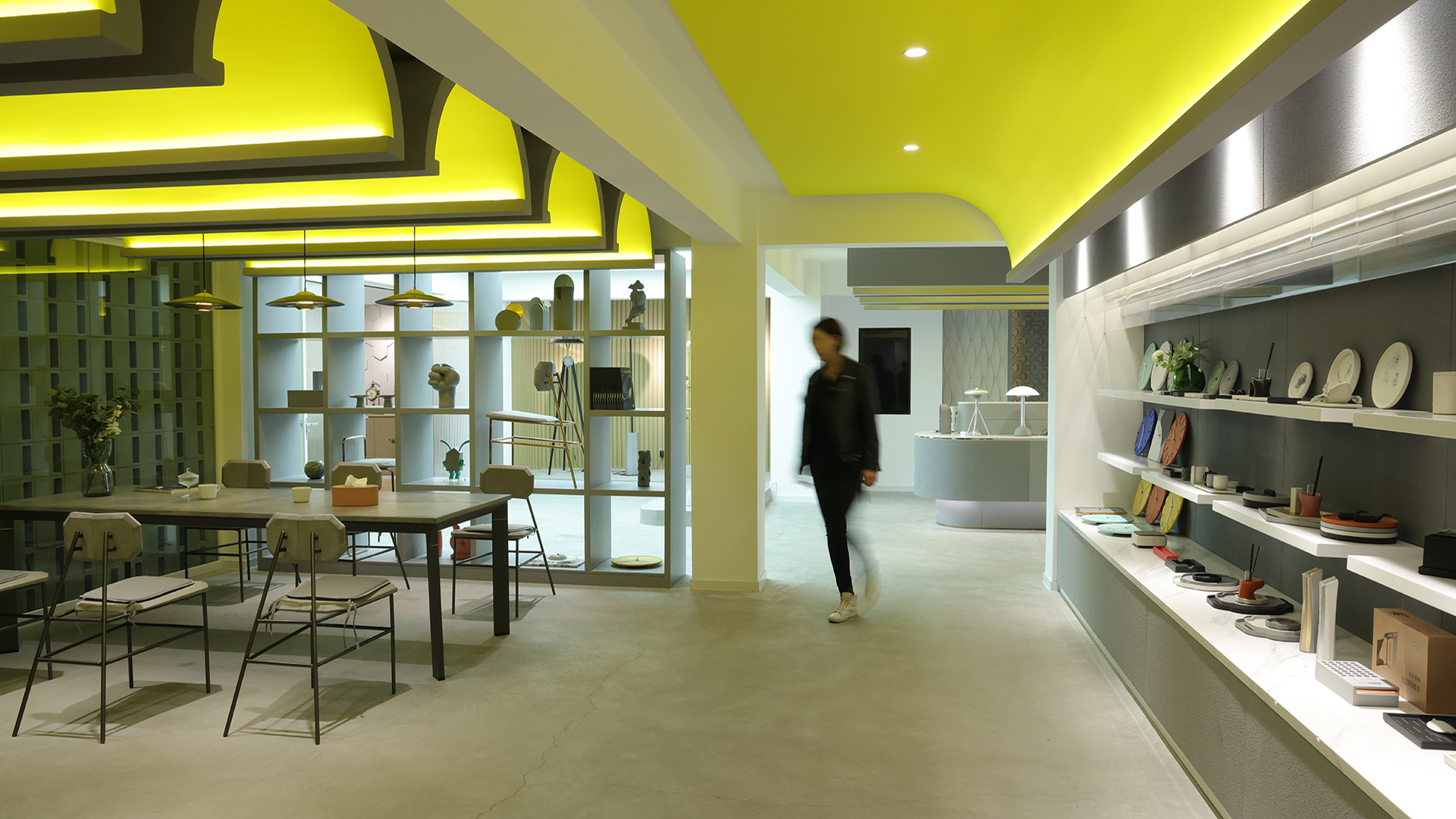 Jue One full fair-faced concrete product line collection, including fragrance, lighting, gardening and sculpture series