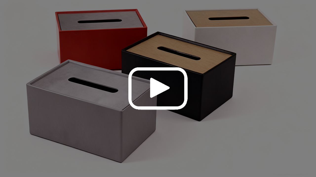Concrete Fangwu Tissue Box