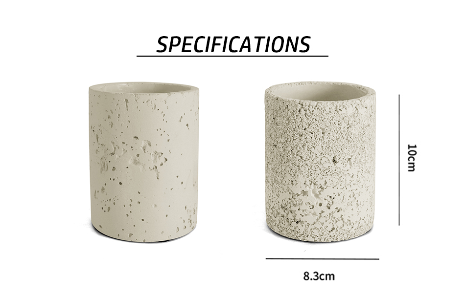 concrete candle holder version