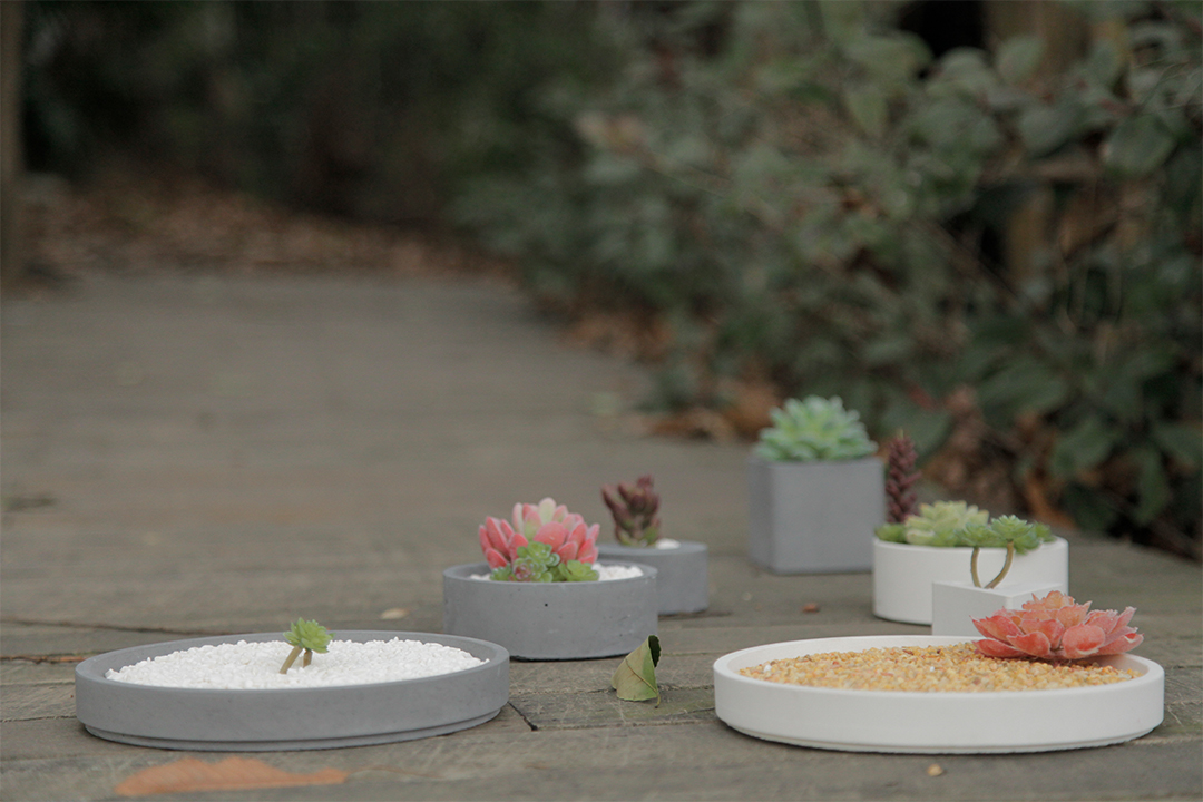Outdoor Use of Concrete Flower Pots