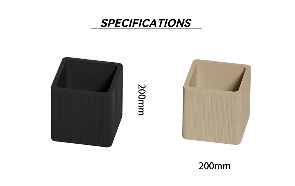 Concrete Garden Pots cloud step