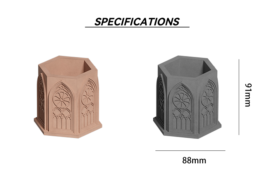 Concrete Garden Pots Vaulted Window