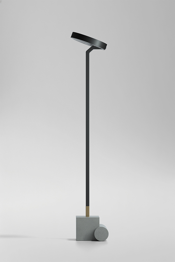 floor lamp composition off
