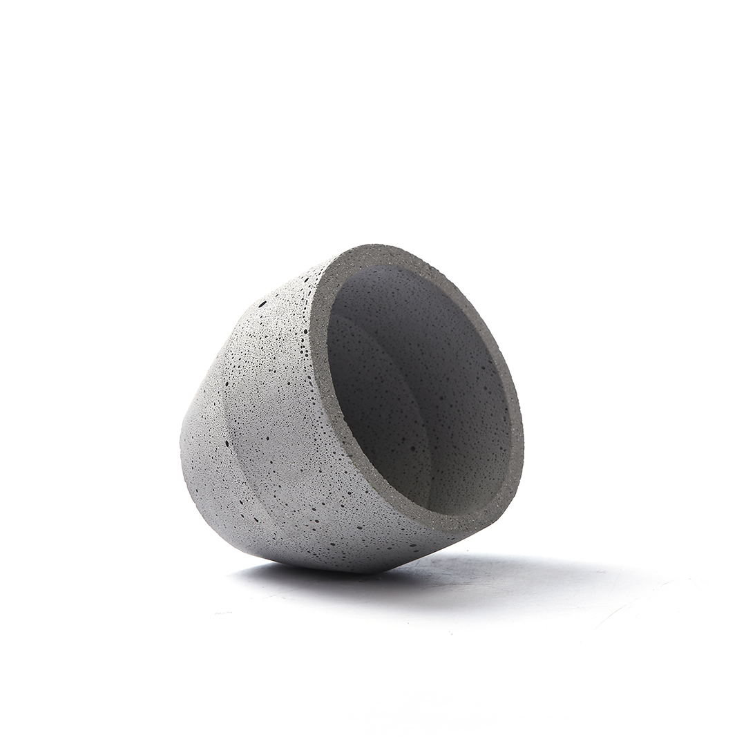 Gypsum concrete flower pots