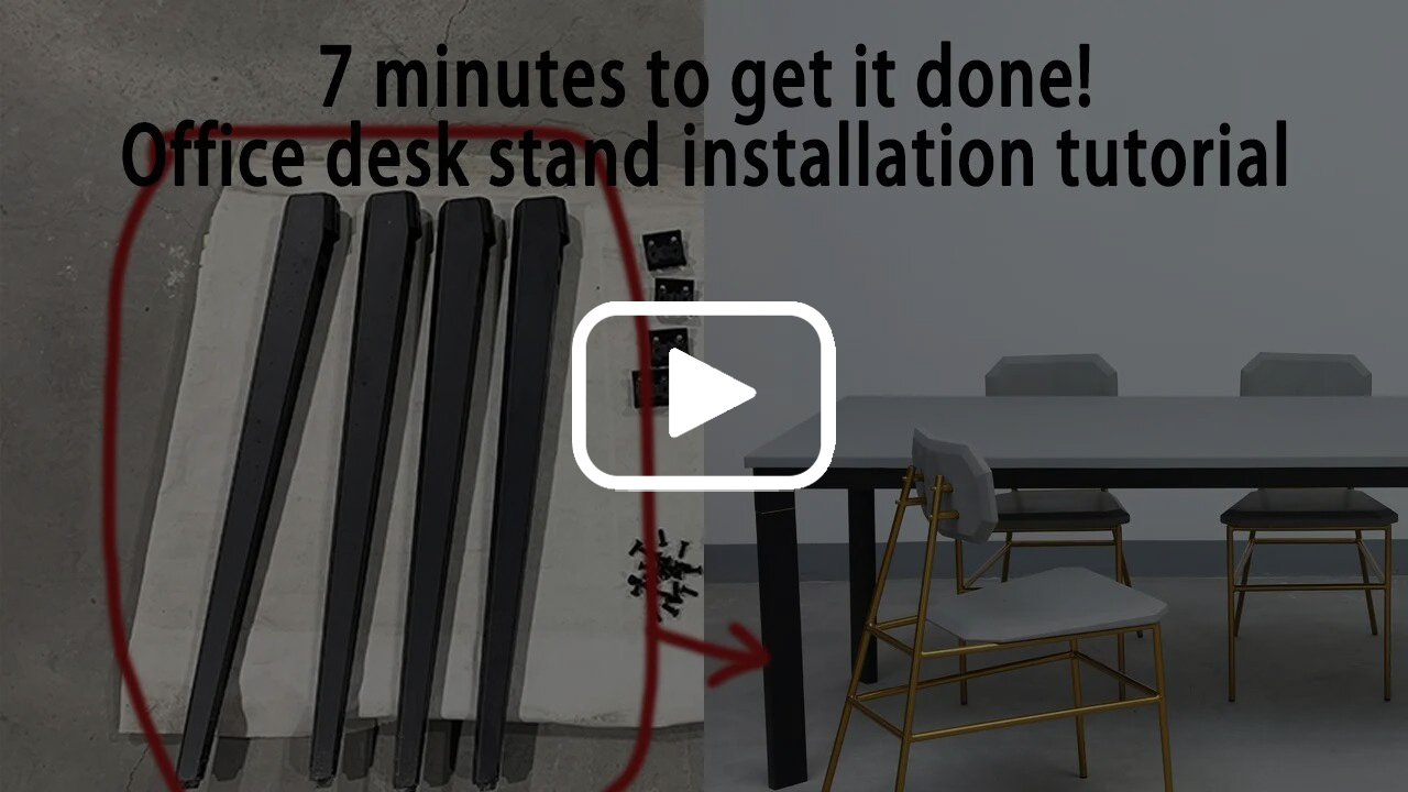 7 Minutes to Get It Done! Office Desk Stand Installation Tutorial