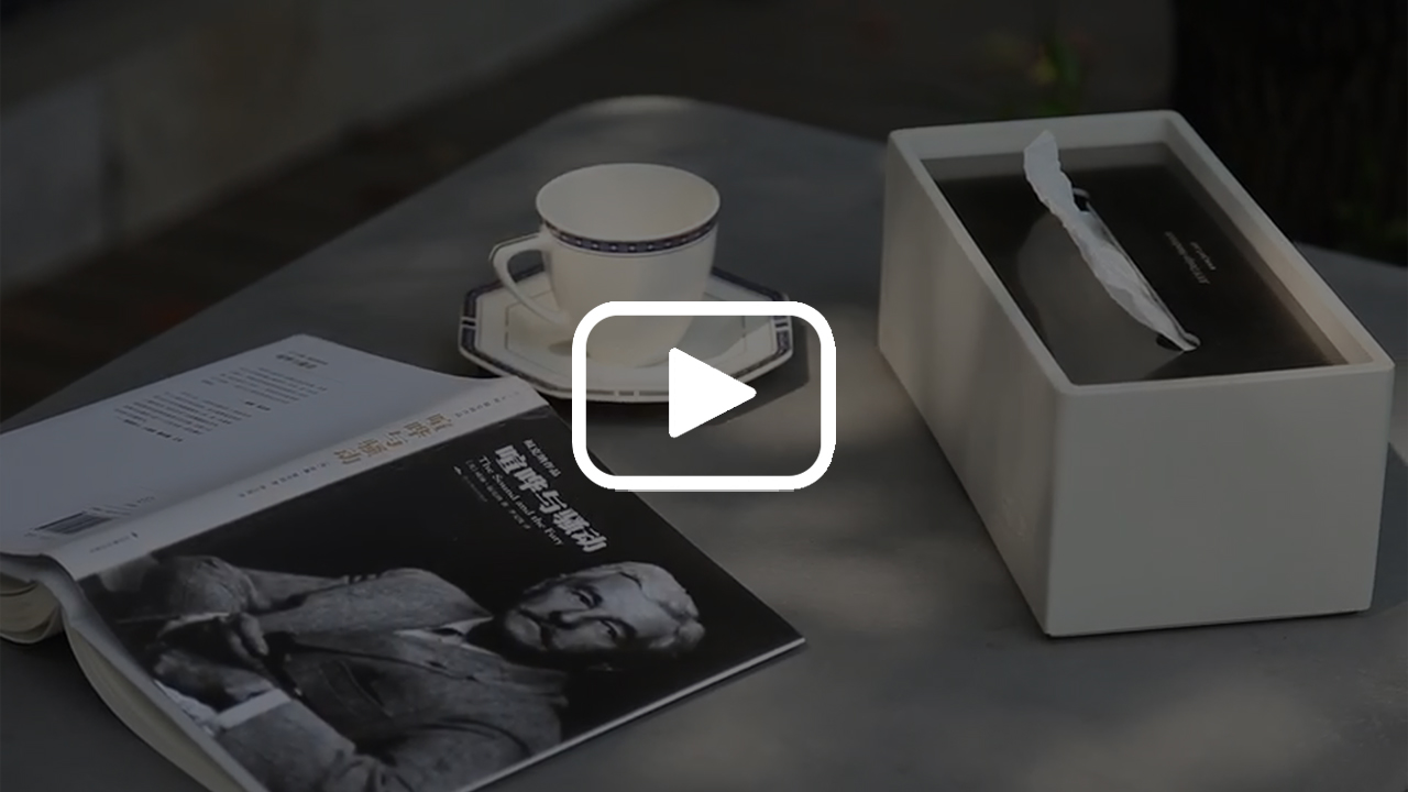 Fashionable and Durable Multifunctional Concrete Tissue Box