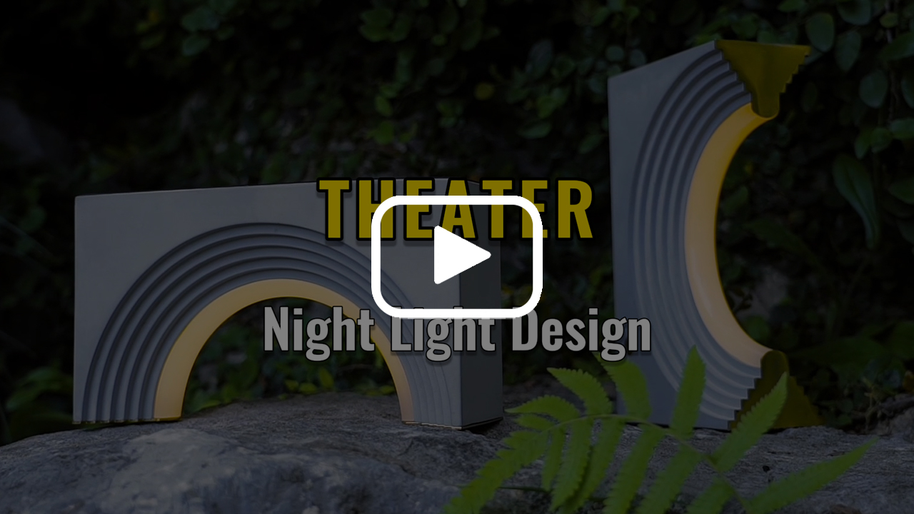 Modern Lighting Design Concrete Minimalist Table Lamp